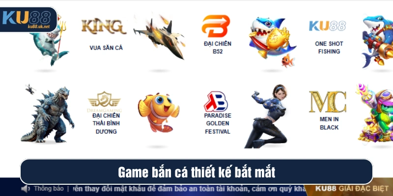 Cược game bắn cá từ nhiều nhà cung cấp có tiếng trên thế giới 